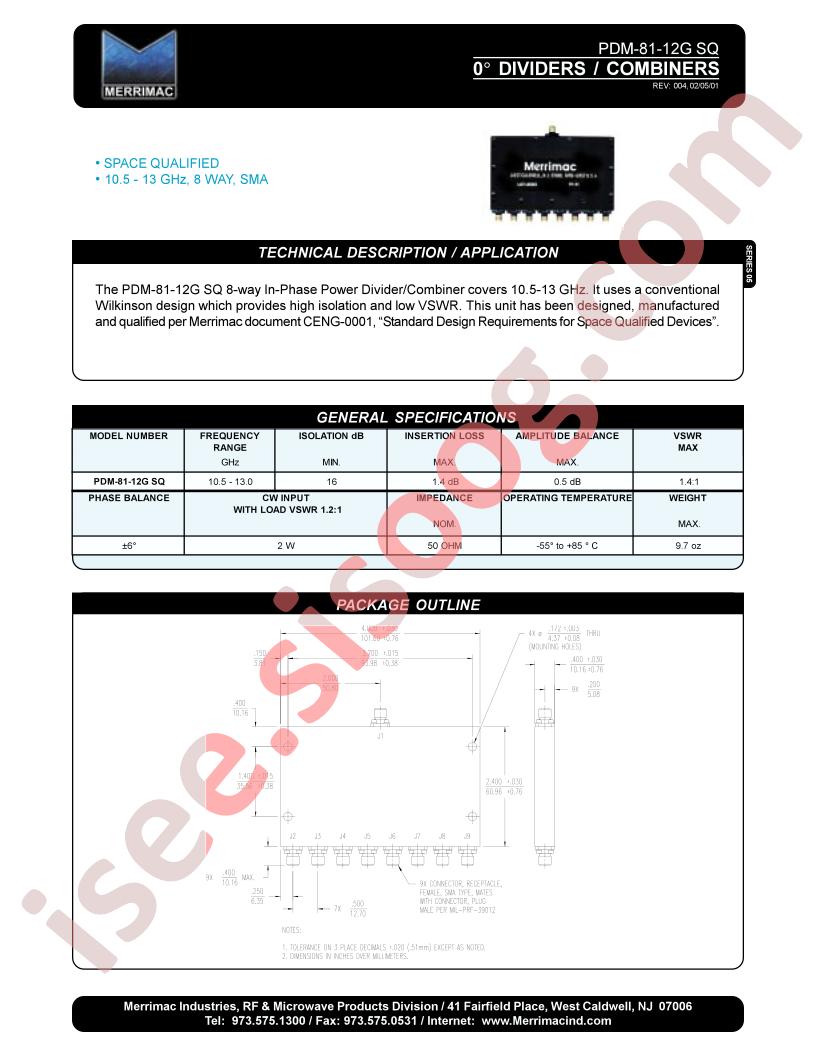 PDM-81-12GSQ