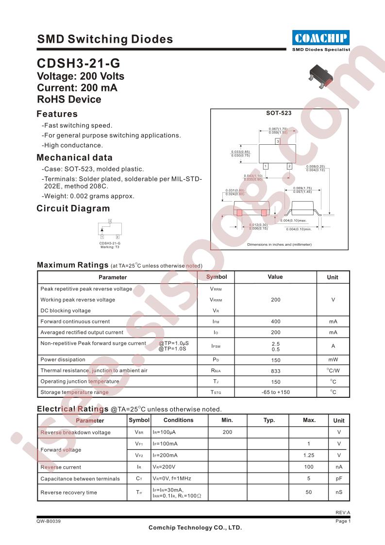 CDSH3-21-G