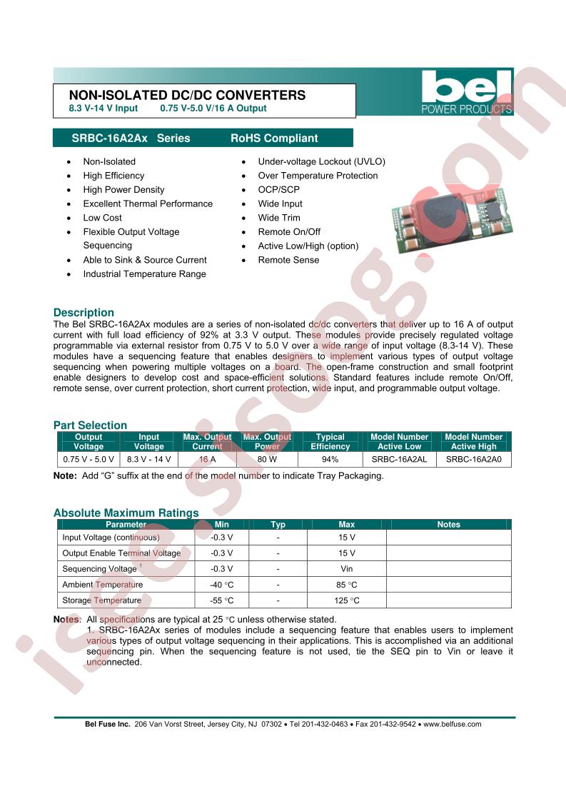 SRBC-16A2AX