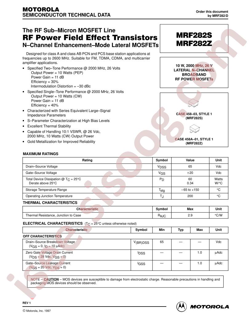 MRF282