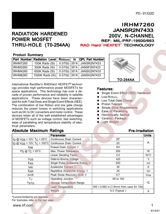 IRHM7260