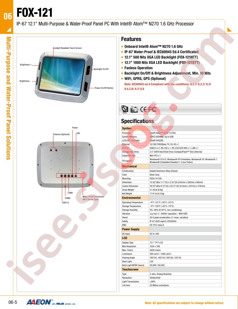 TF-FOX-121HTT-A1-1010