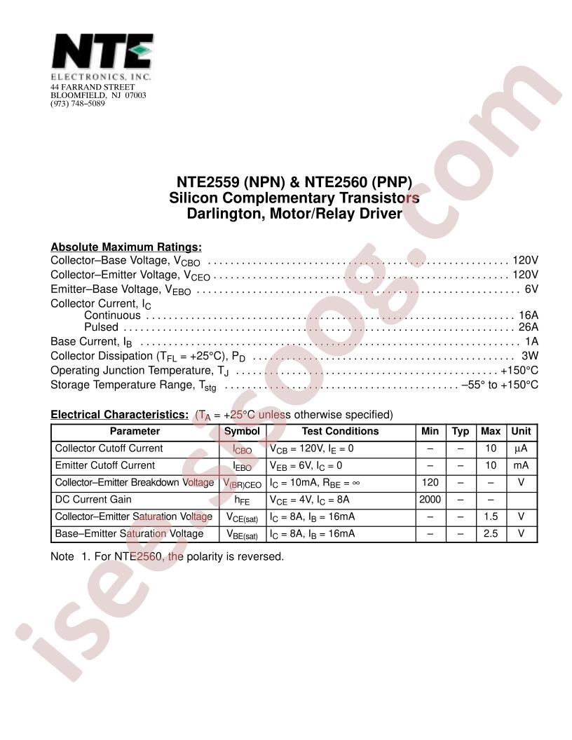 NTE2560