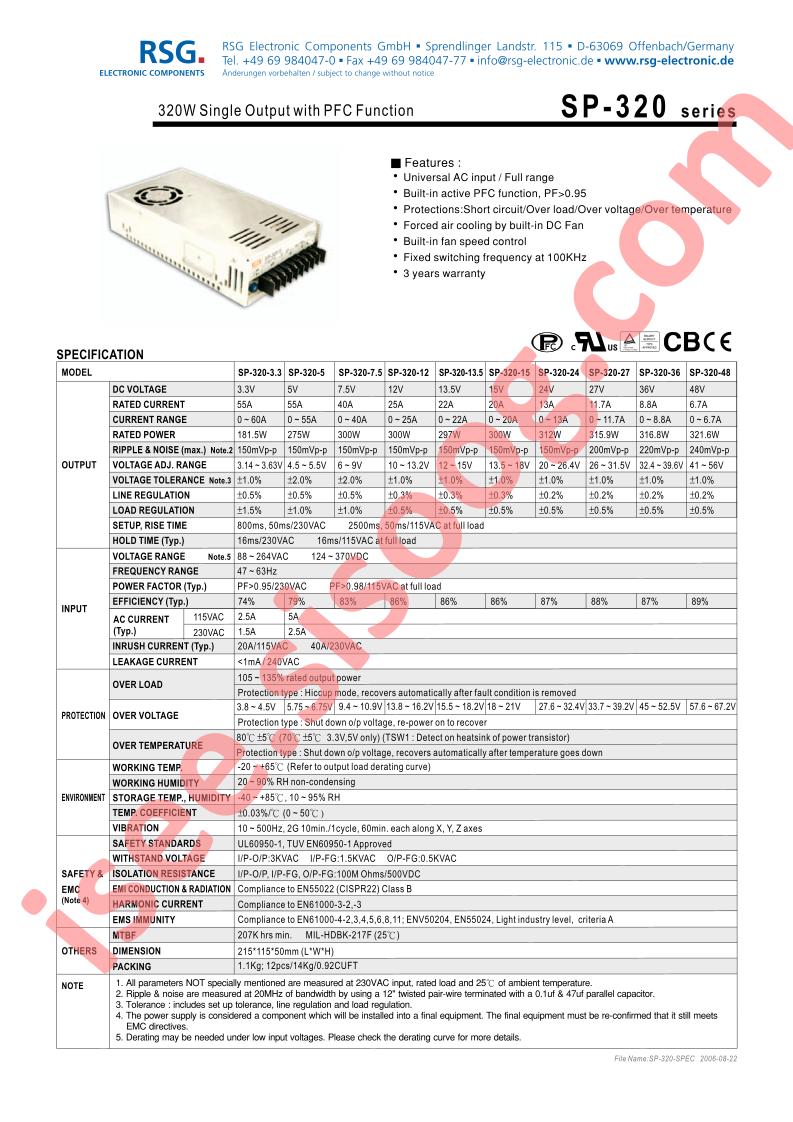 SP-320-48