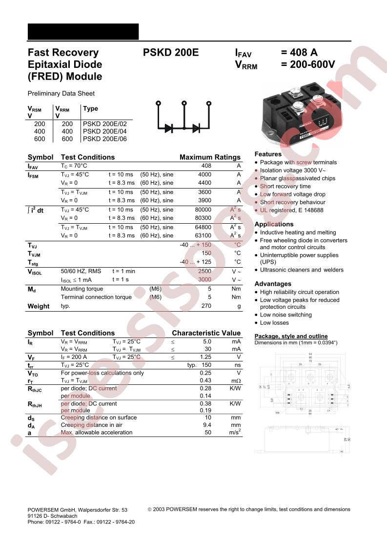 PSKD200E06