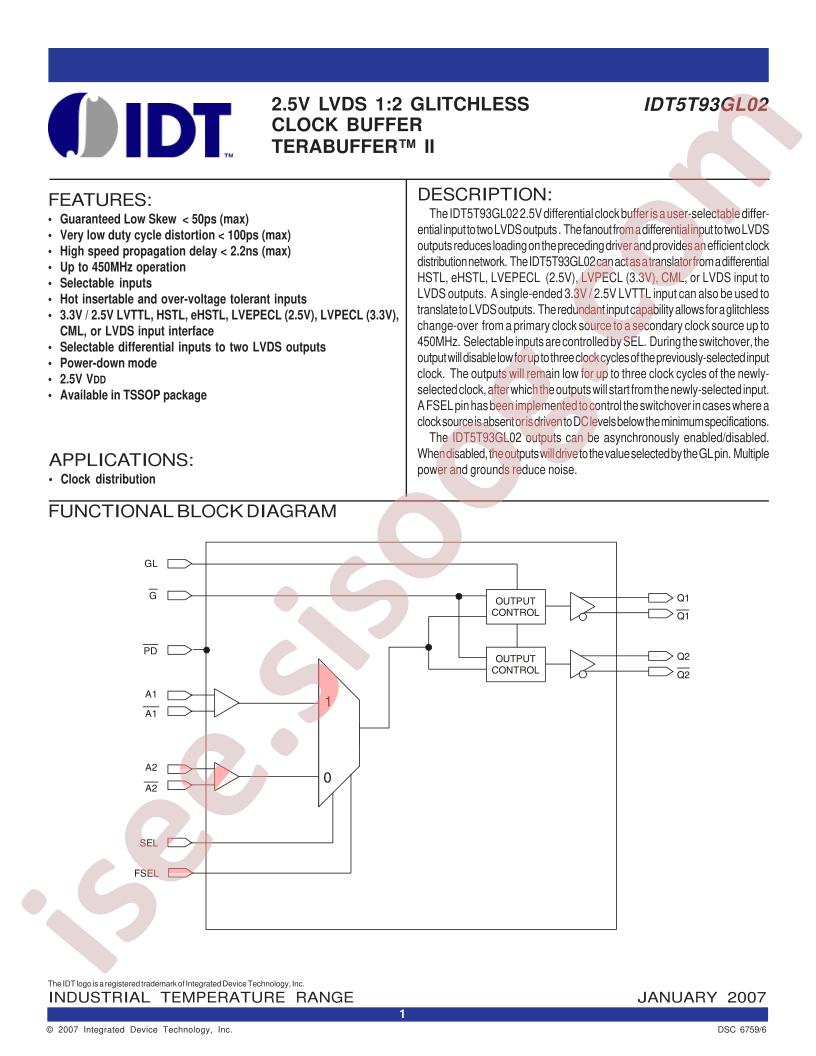 IDT5T93GL02