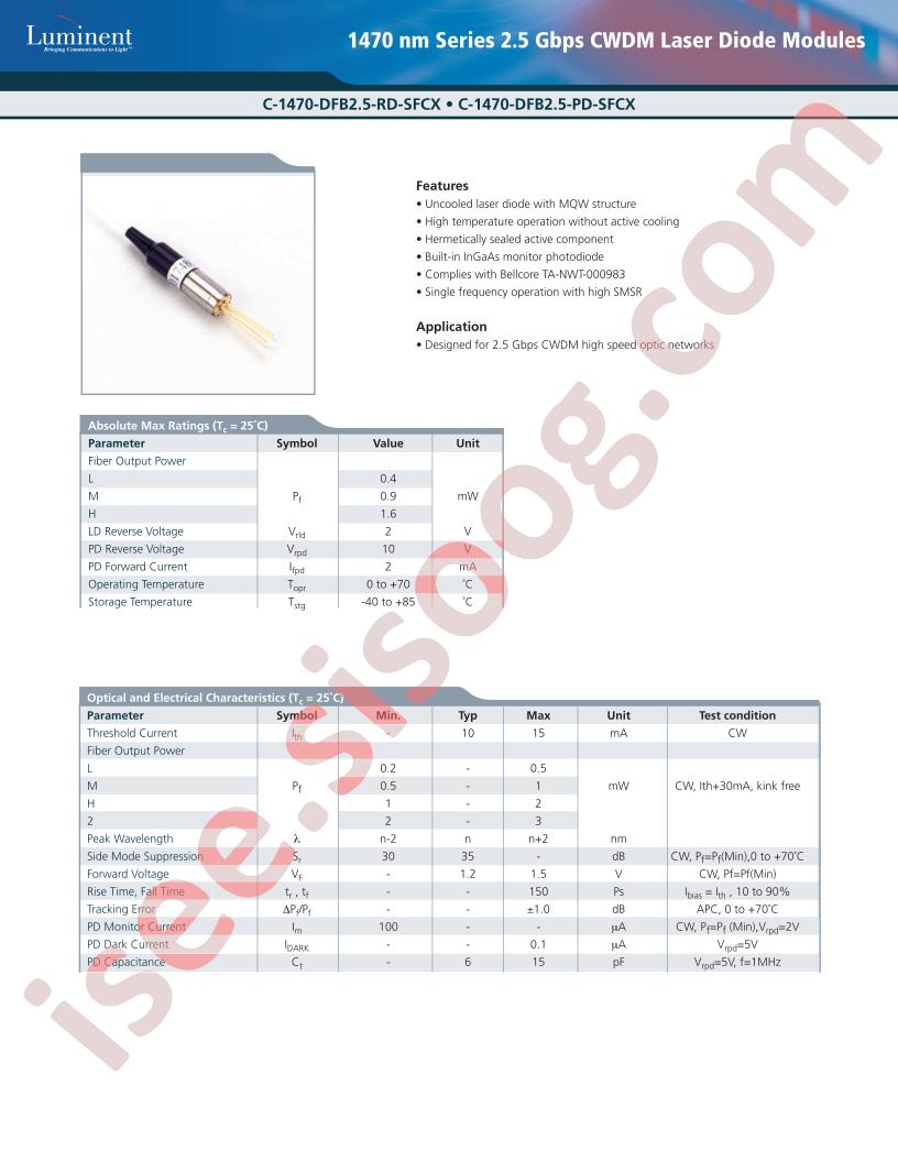 C-1550-DFB2.5-PD-SST