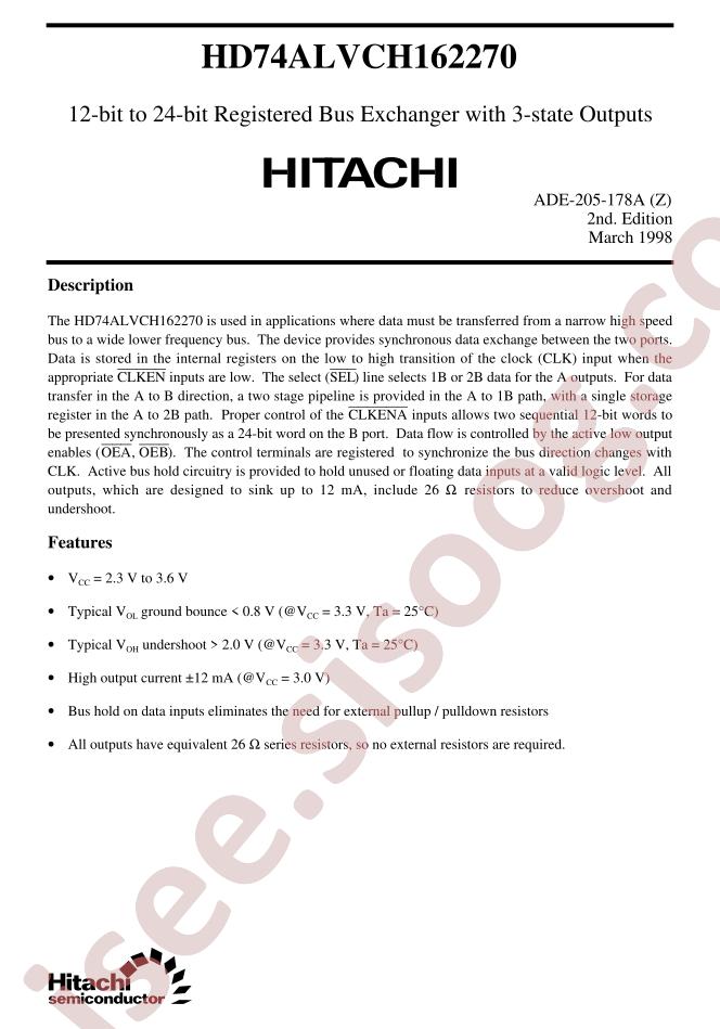 HD74ALVCH162270