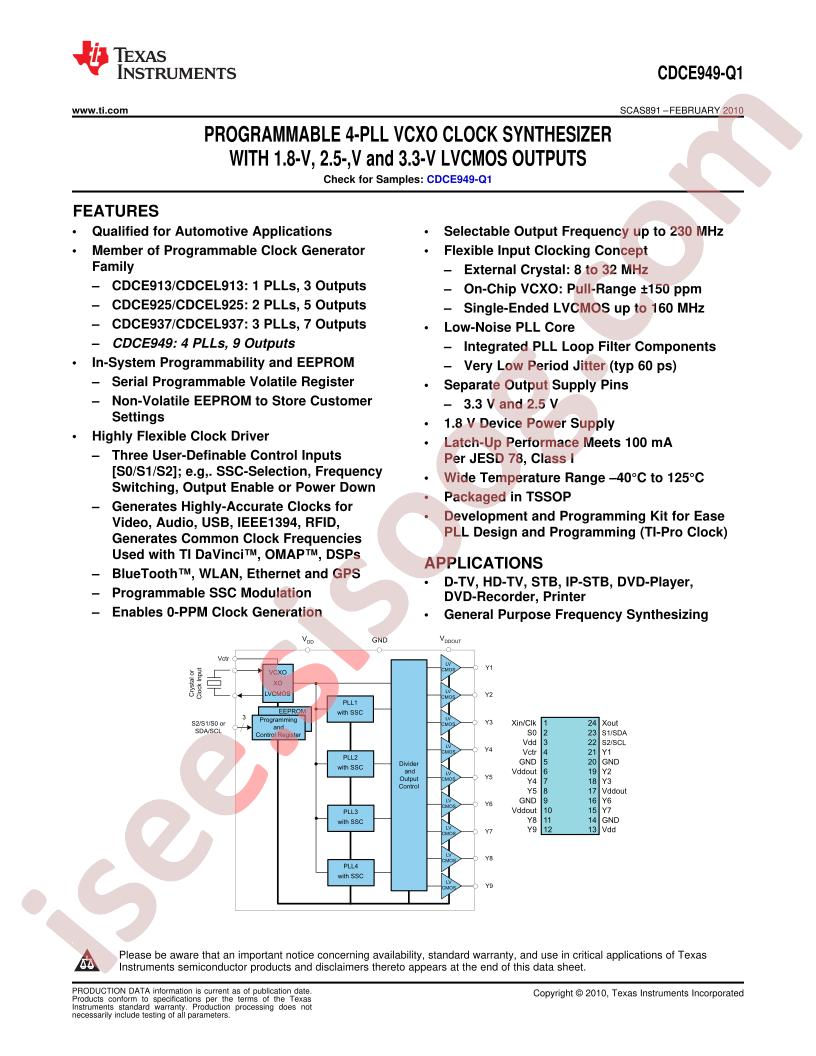 CDCE949-Q1