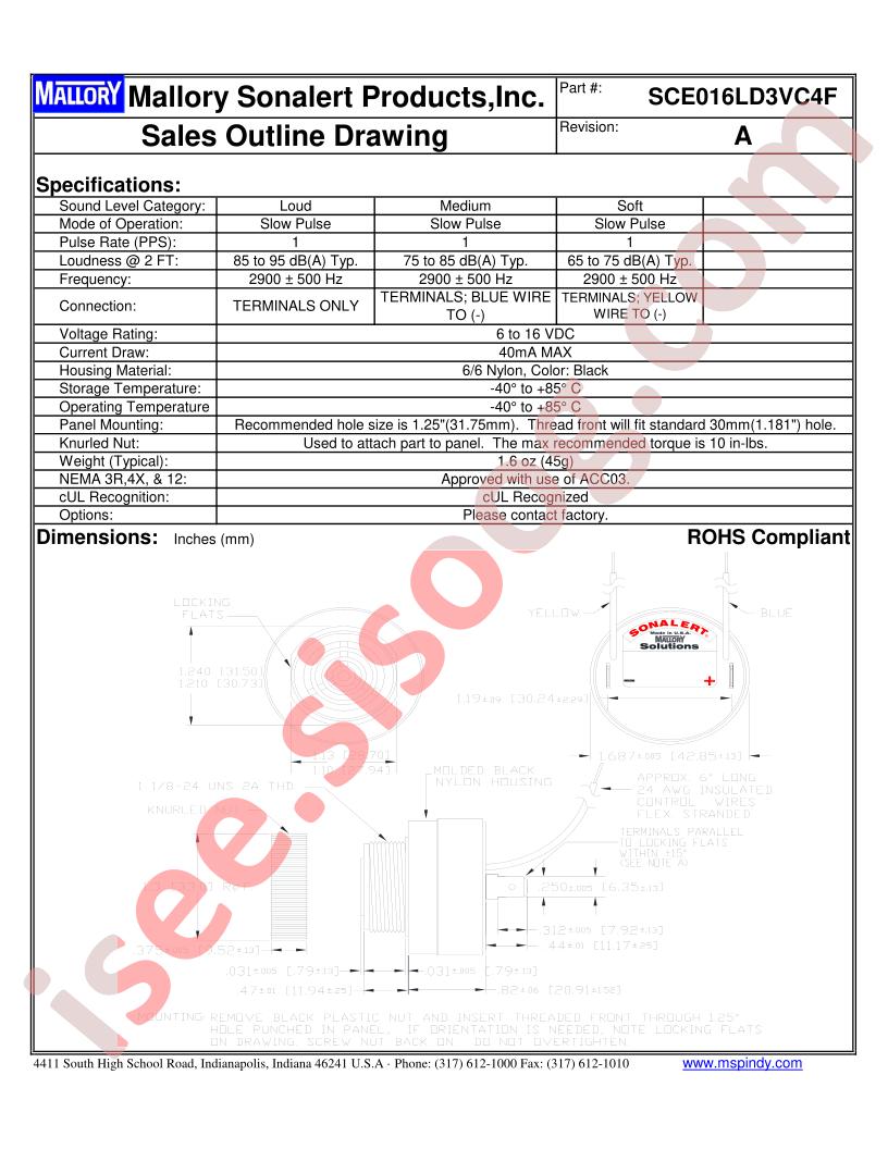 SCE016LD3VC4F