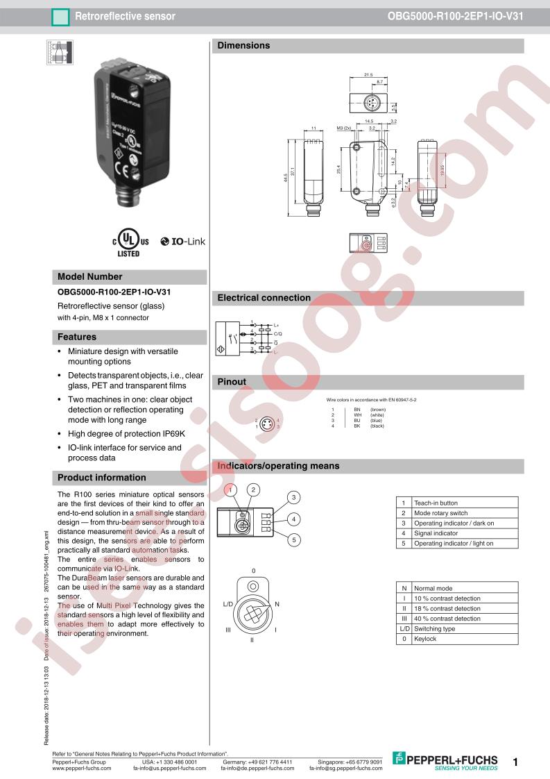 OBG5000-R100-2EP1-IO-V31