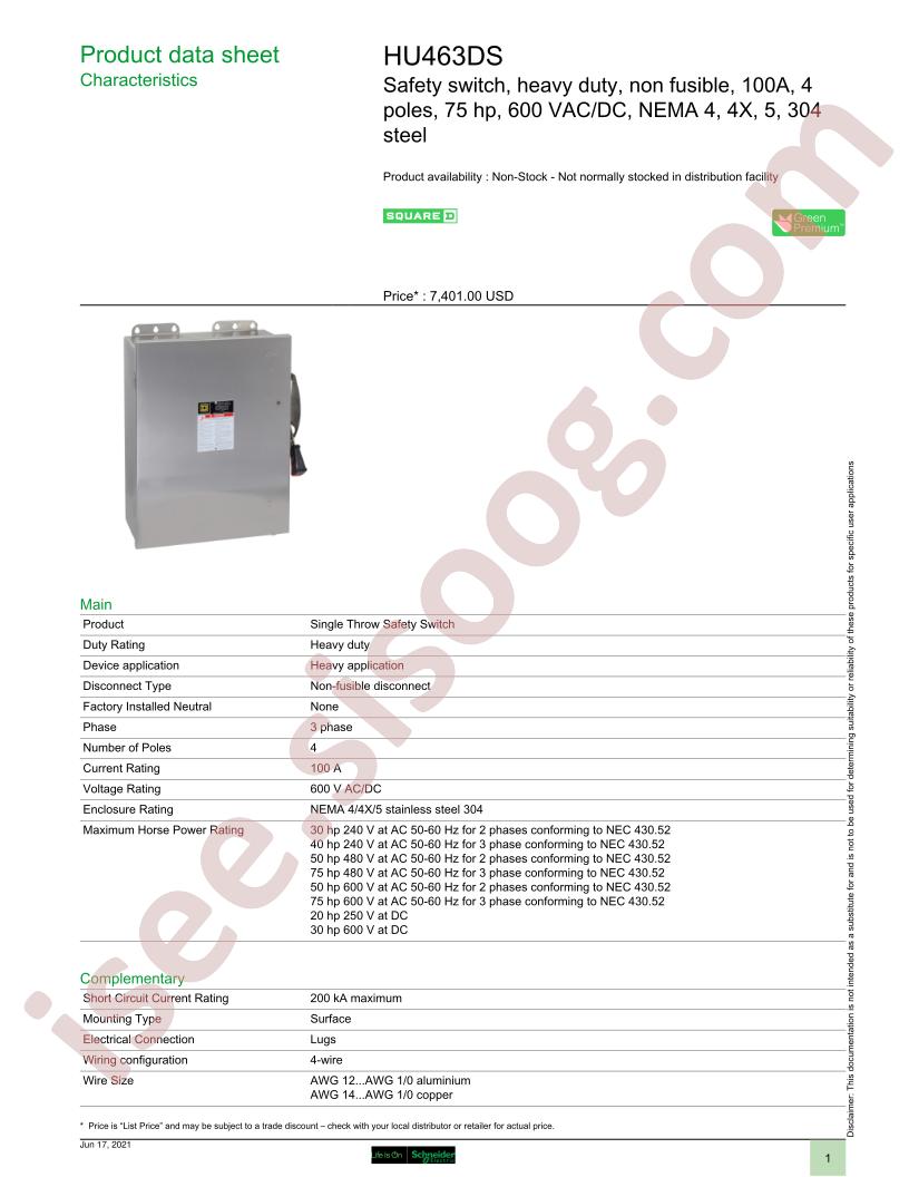 HU463DS