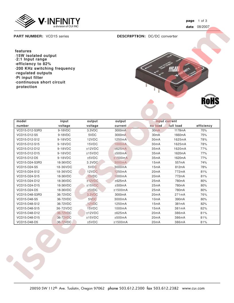 VCD15-D48-D15