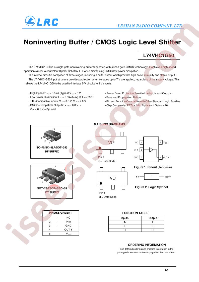 L74VHC1G50