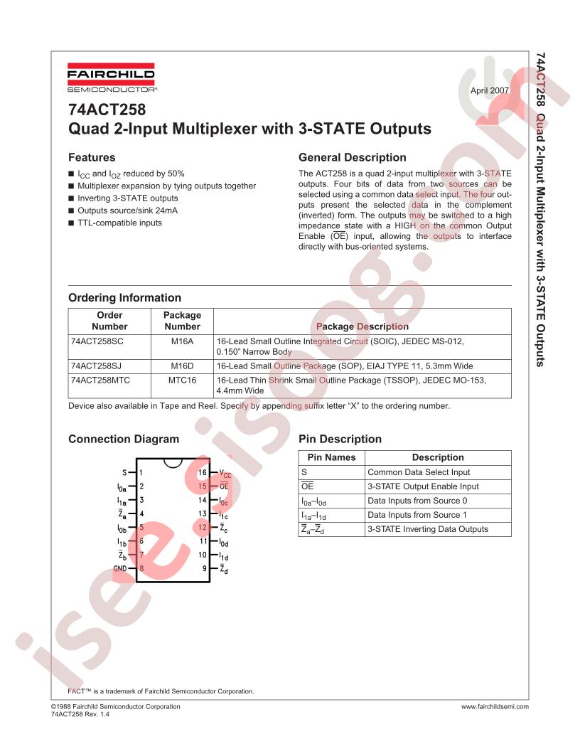 74ACT258SC