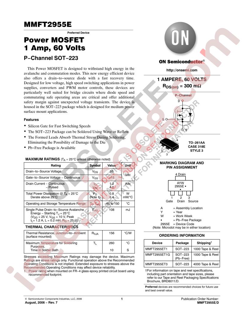 MMFT2955ET1G