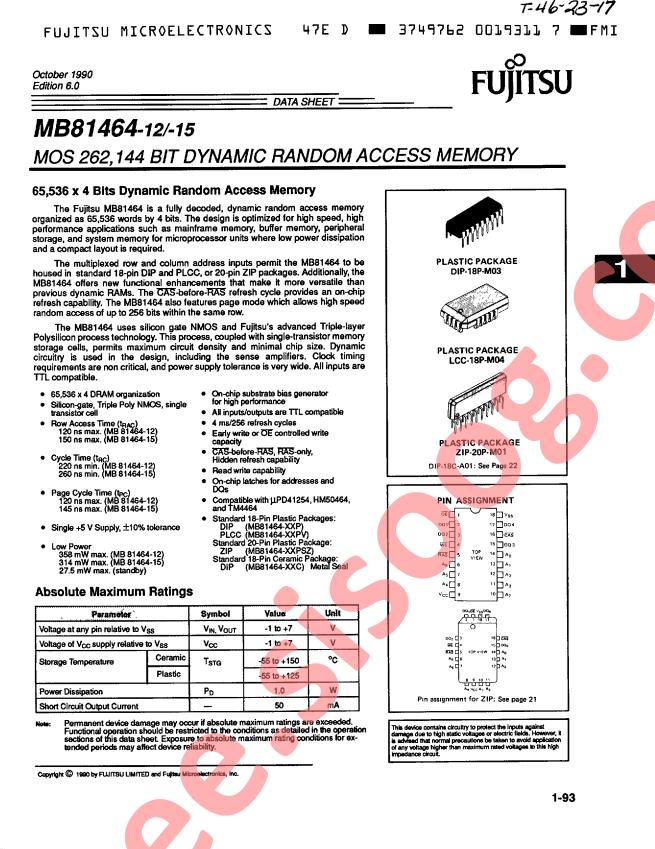 MB81464-12