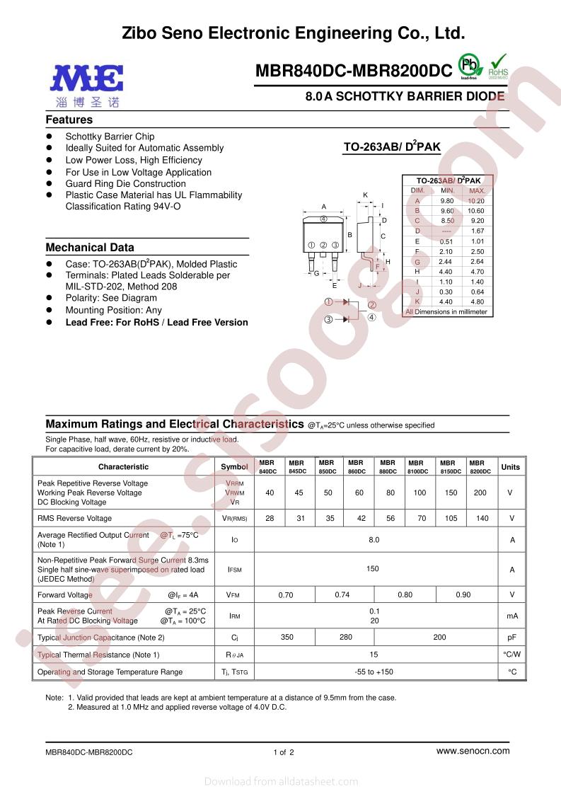 MBR8150DC