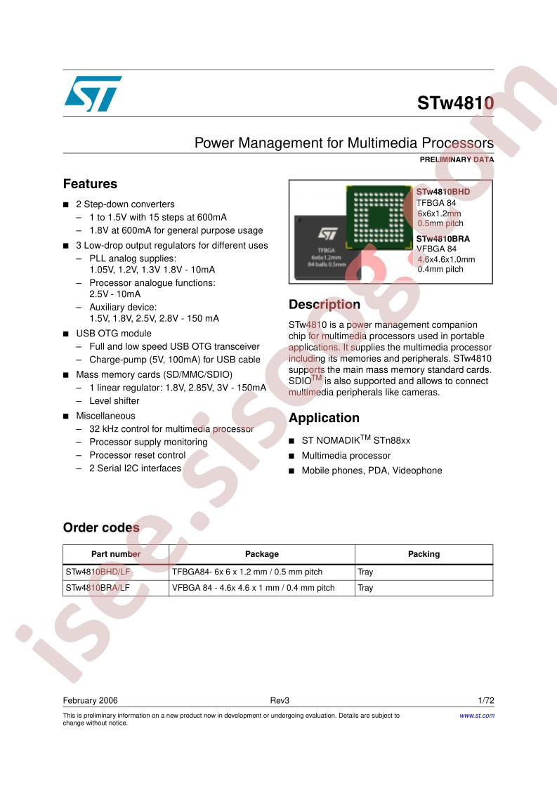 STW4810BHDLF