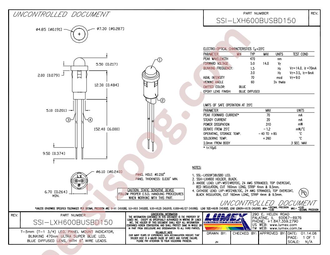 SSI-LXH600BUSBD150