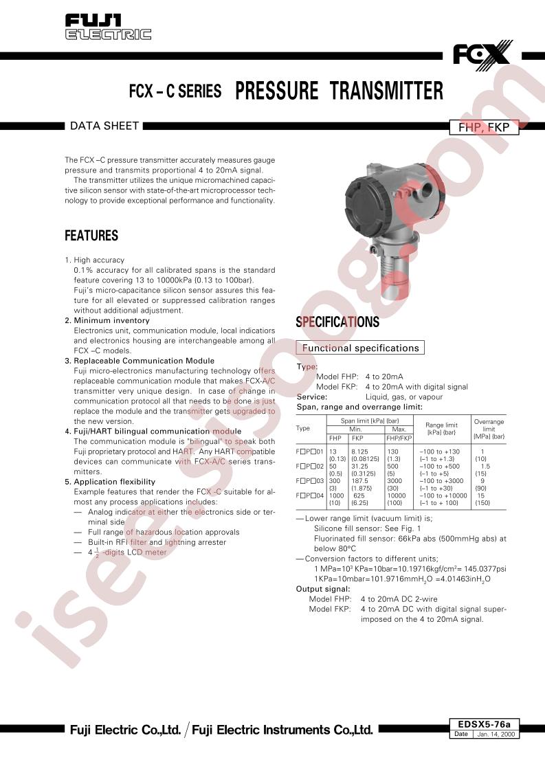 EDSX5-76A