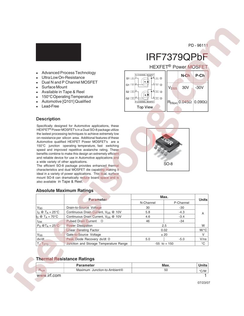 IRF7379QPBF