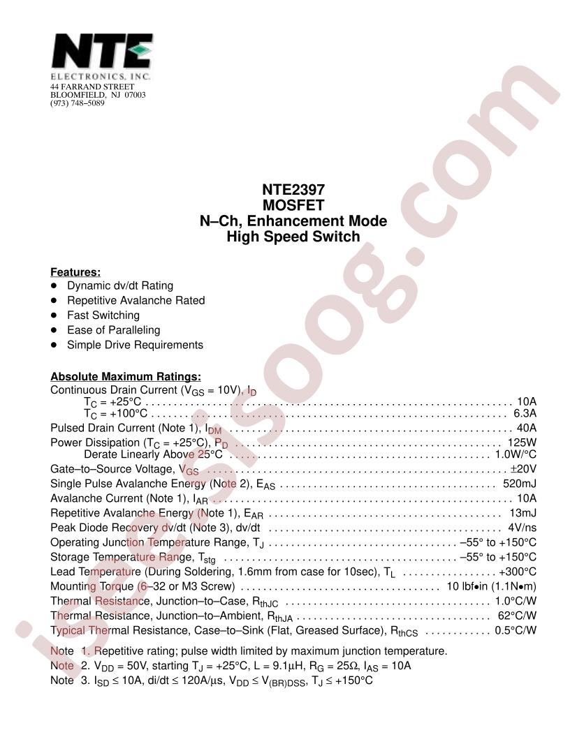 NTE2397
