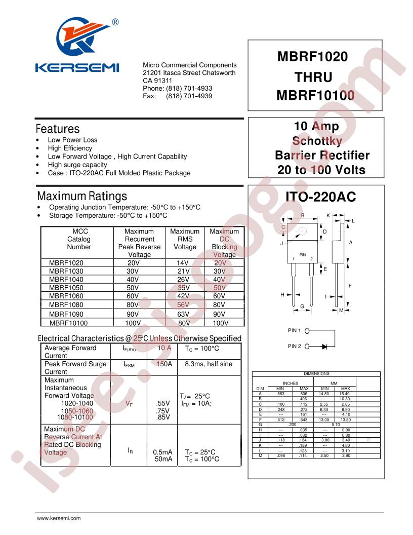 MBRF1020