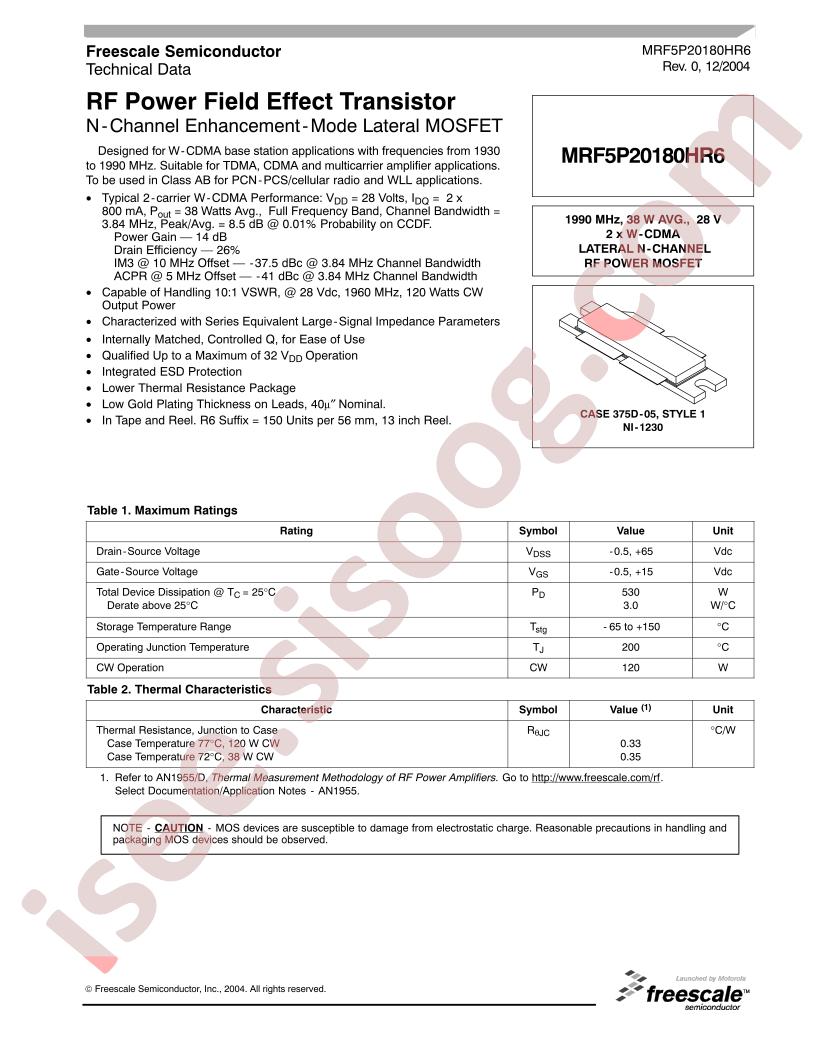 MRF5P20180HR6
