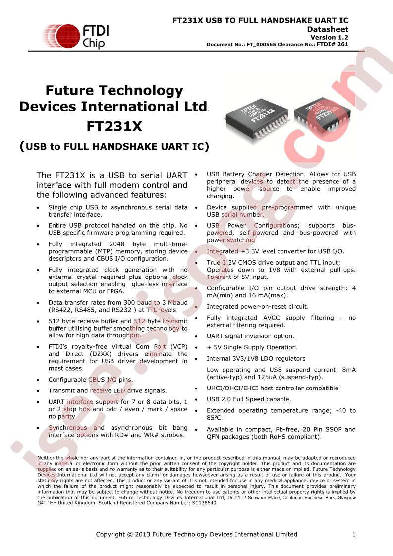 FT231XQ-T