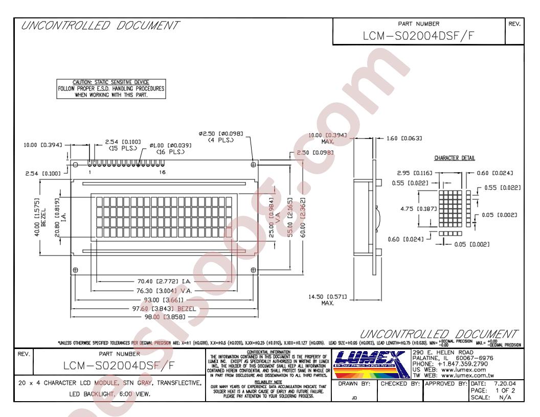 LCM-S02004DSF-F