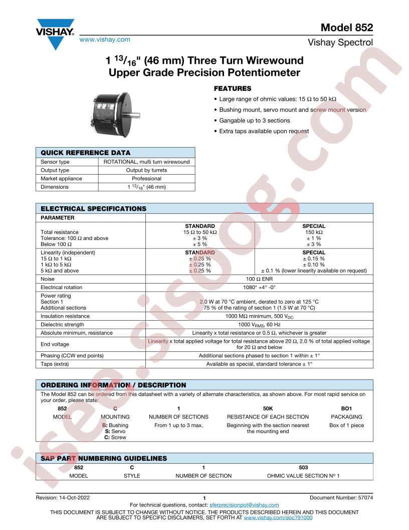 852B150KBO1