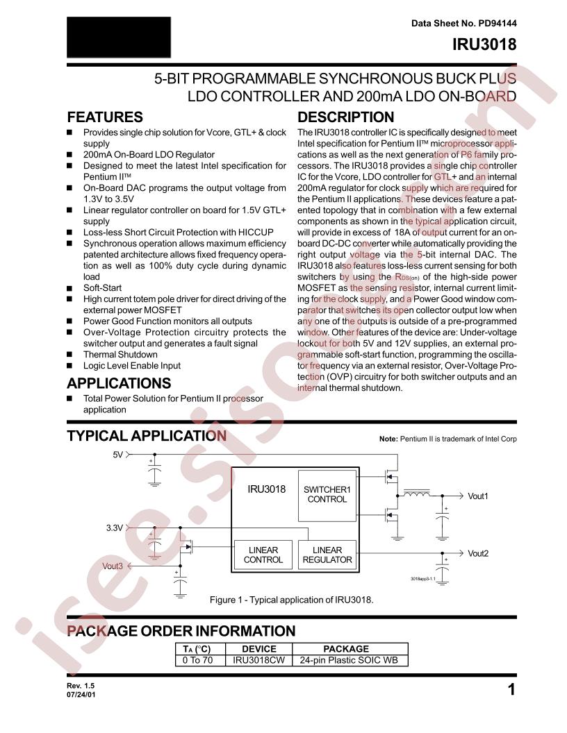 IRU3018CW