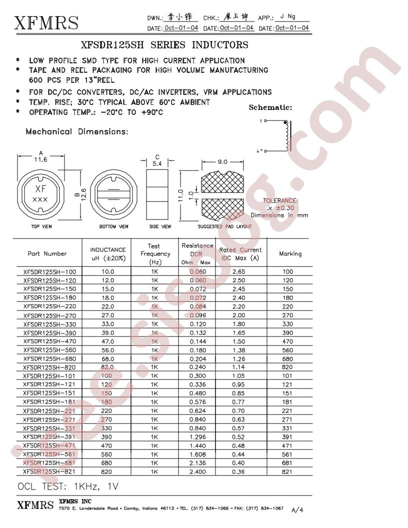 XFSDR125SH-181