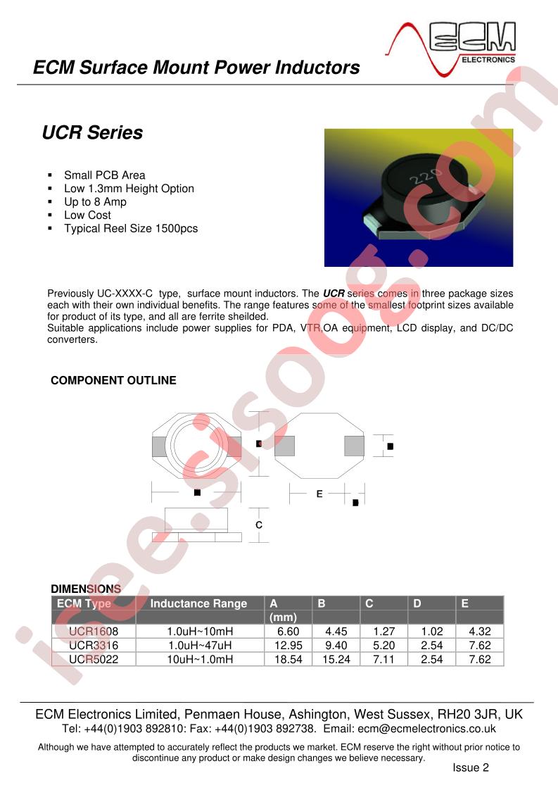 UCR1608T-101