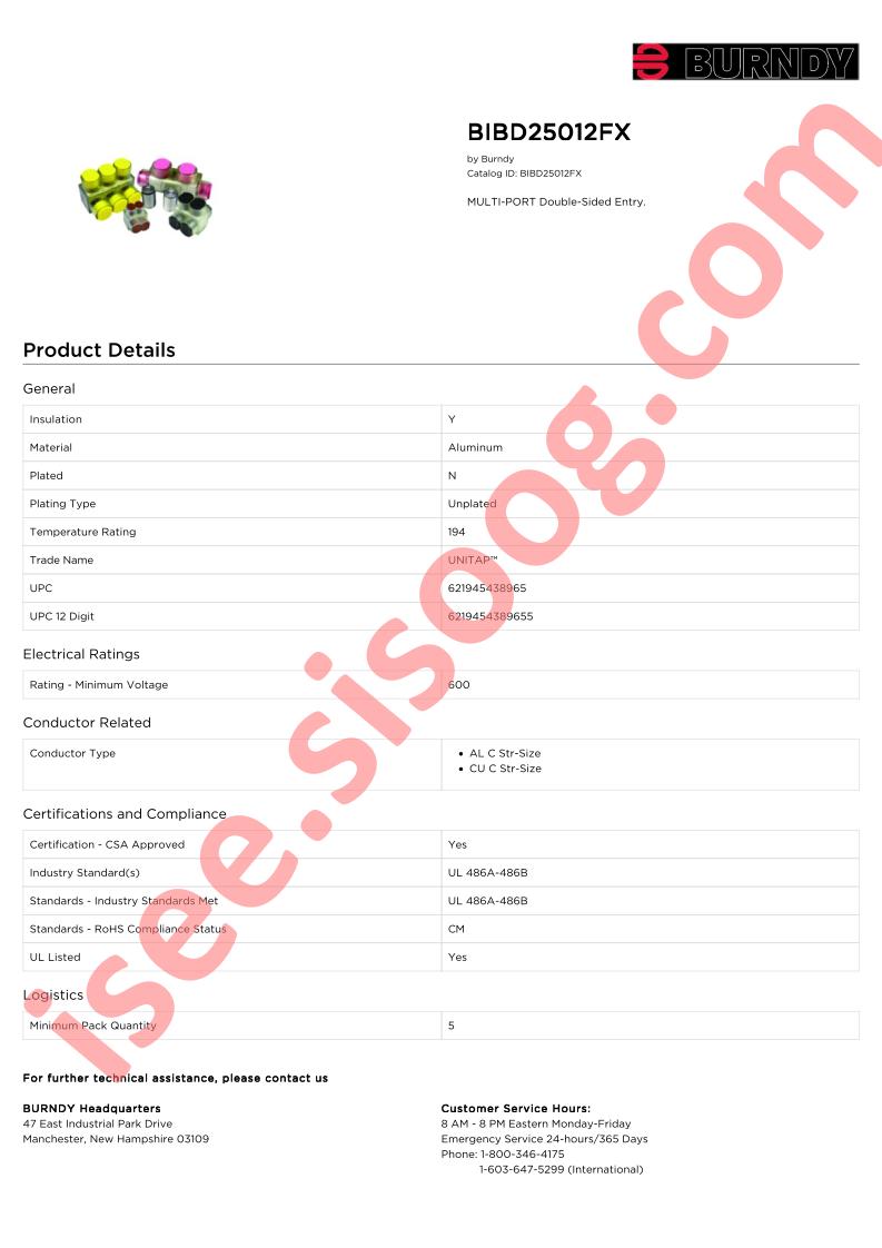BIBD25012FX