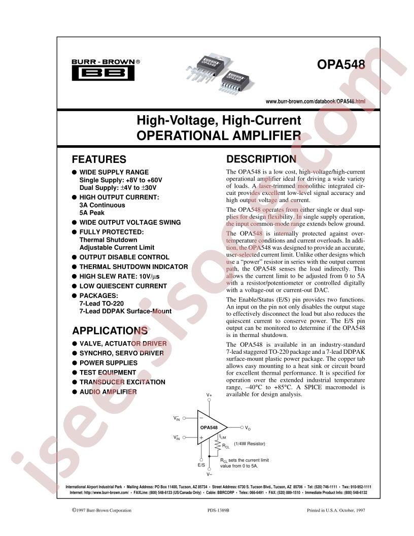 OPA548F