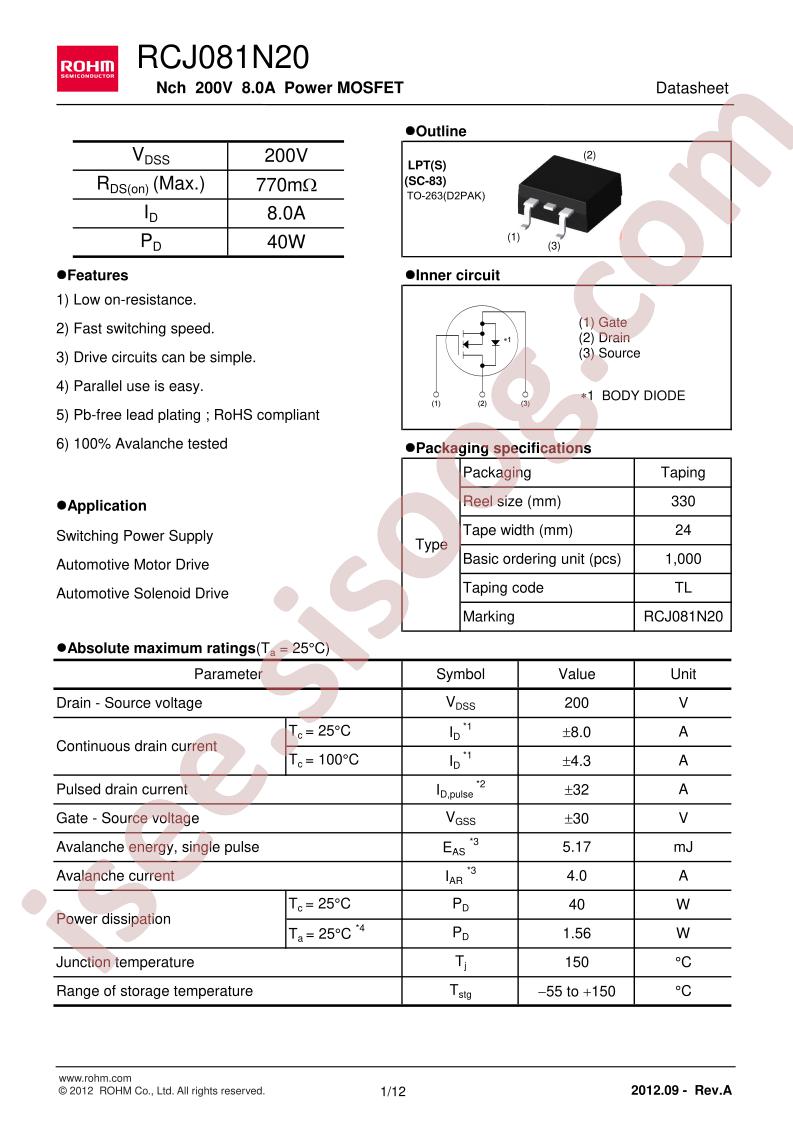 RCJ081N20