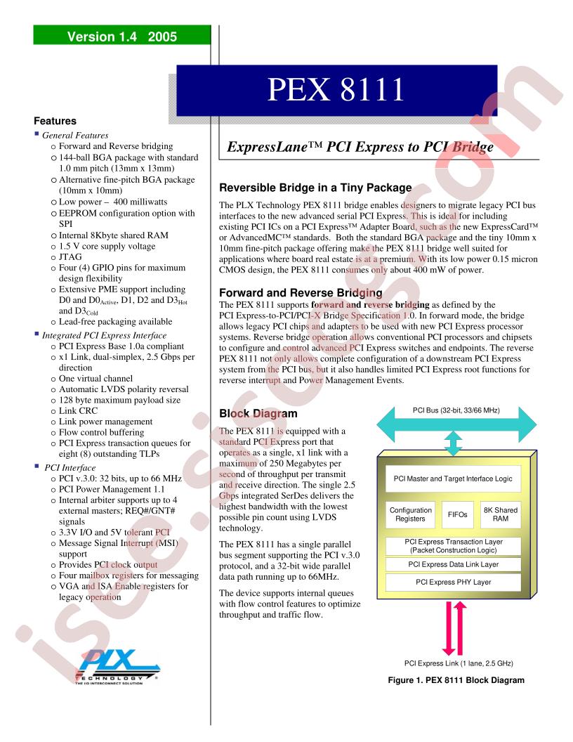 PEX8111-BB66BCF