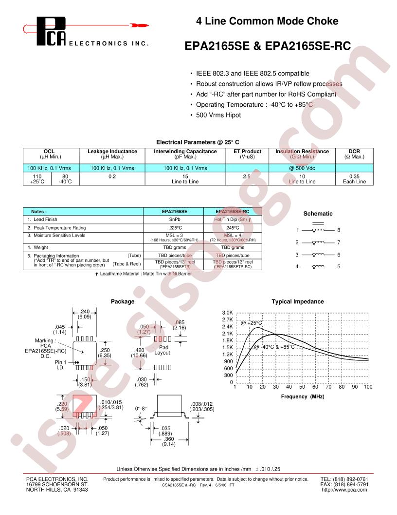 EPA2165SE-RC