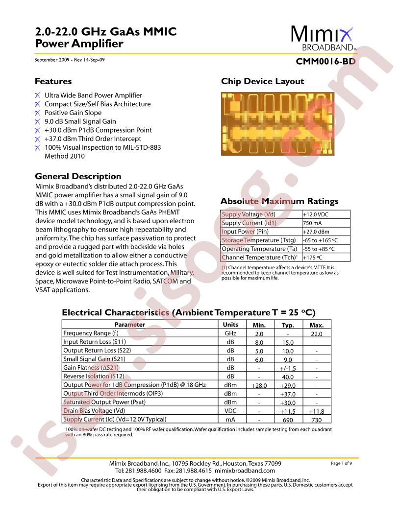 CMM0016-BD