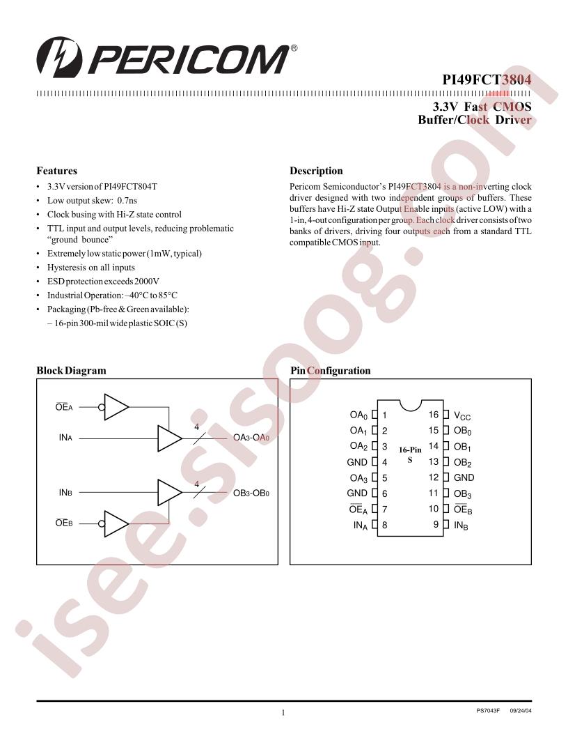 PI49FCT3804