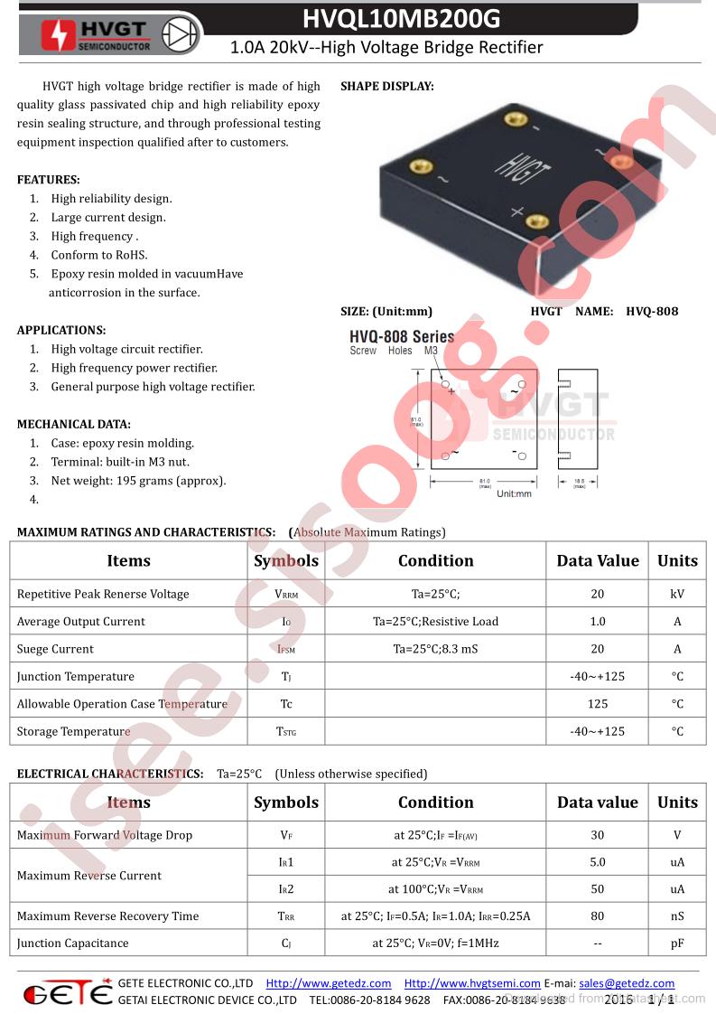 HVQL10MB200G