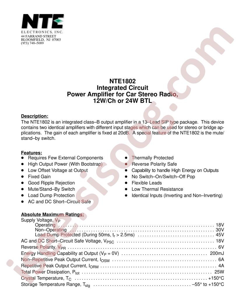 NTE1802
