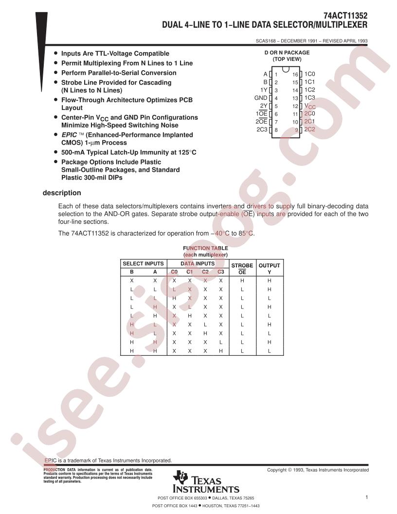 74ACT11352