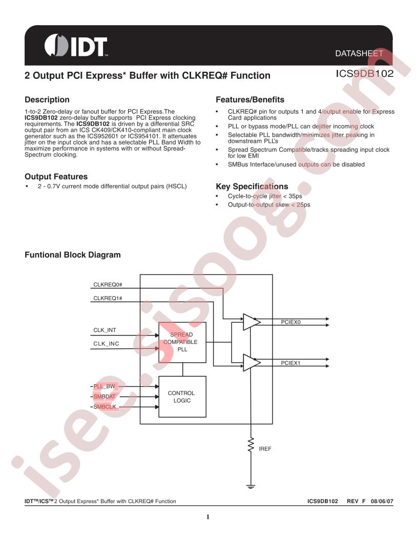 ICS9DB102