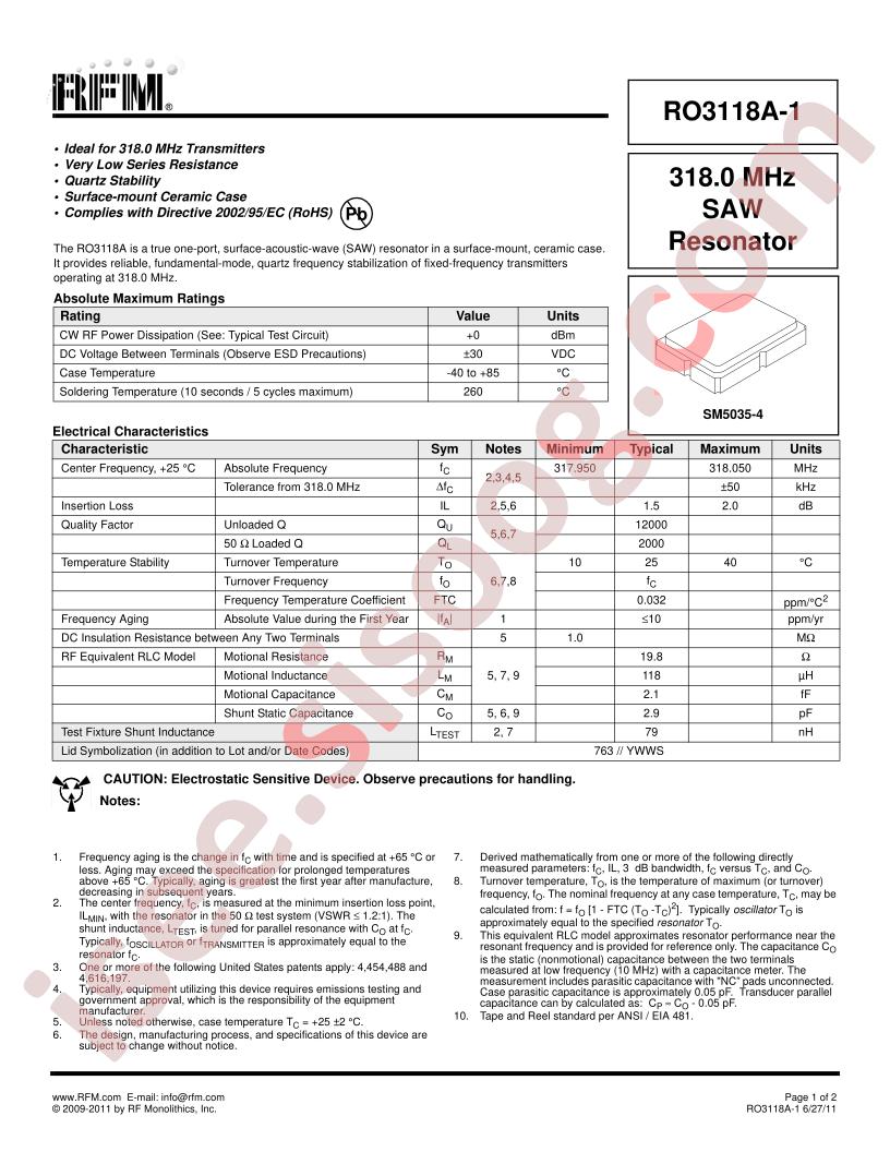 RO3118A-1