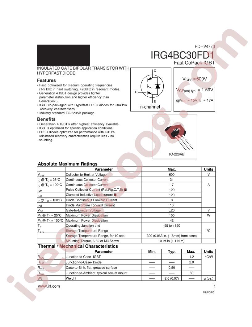 IRG4BC30FD1