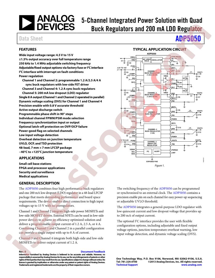 ADP5050-EVALZ