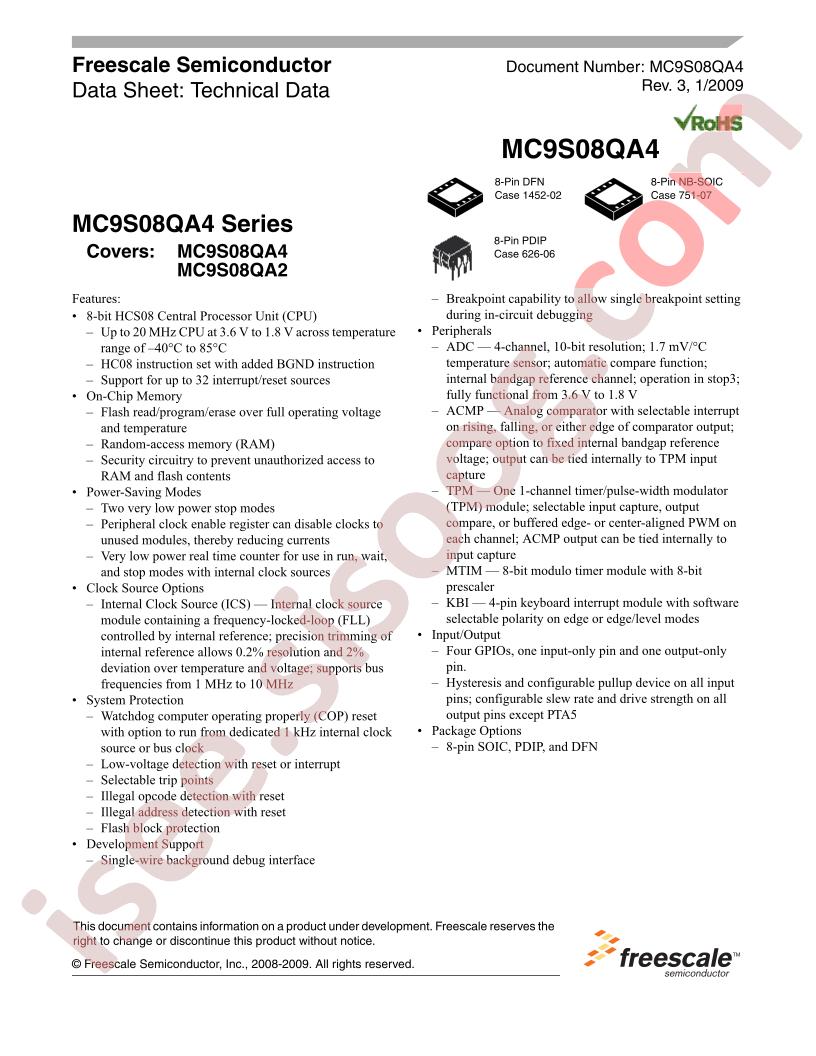 MC9S08QA4